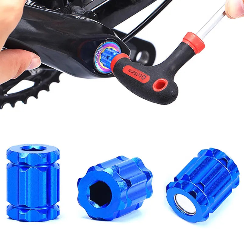 Lebycle Crank Installation Tool with wrench Remove&Install Crank Arm Adjustment Cap for Shimano HollowTech XT Bike Repair Tools