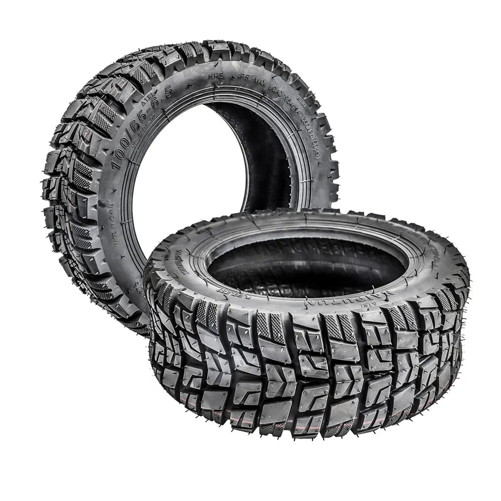 11 Inch Vacuum Tubeless Tire For Electric Scooter Modified widen Off-Road Tire Pneumatic Tyre with Nozzle PVR50 100/65-6.5-WAYBIKER
