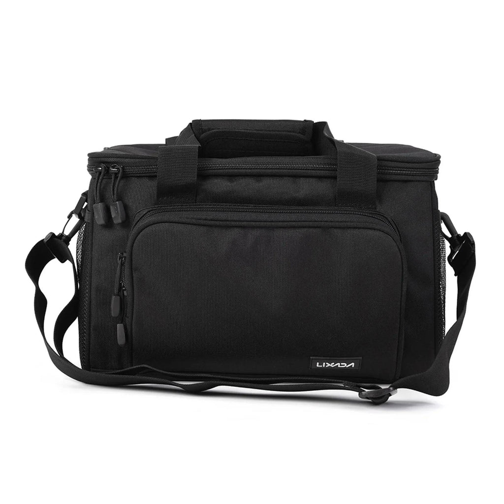 Lixada Portable Multifunctional Canvas Fishing Shoulder Bag Pack Fishing Tackle Bag Fishing Lure Reel Bag Pouch Case-WAYBIKER