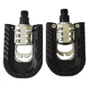 1Pair Mountain Bike Pedals Aluminum Alloy Folding Pedal Bicycle Pedal Labor-saving With Safety Reflective Sheet Bicycle Parts-WAYBIKER
