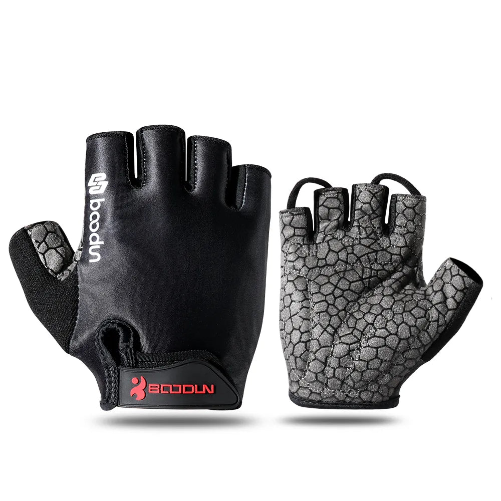 Cycling Gloves Half Finger Shockproof Wear Resistant Breathable MTB Road Bicycle Sport Anti-slip Bike Equipment Summer Men Women-WAYBIKER