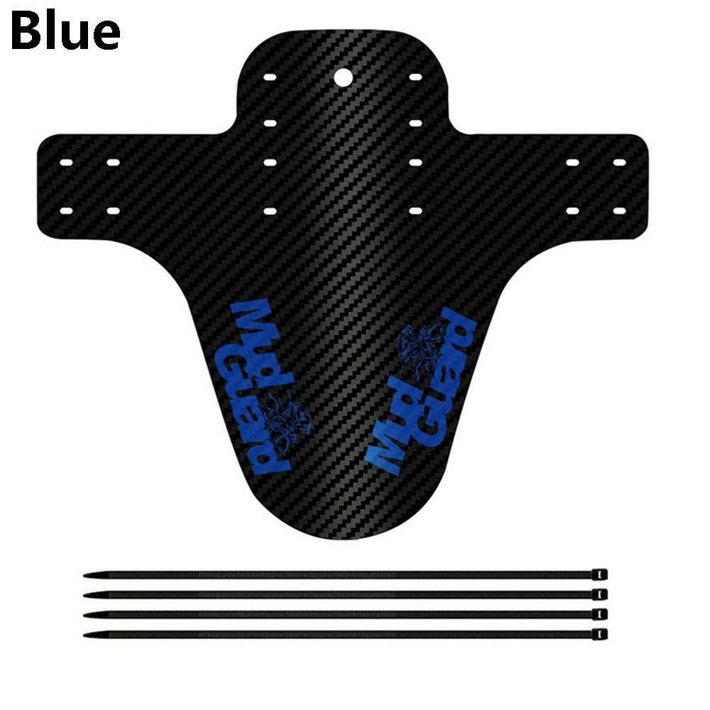 Colorful Mud Guard Wings Carbon Fiber Cycling Accessories Front Rear Mudguard Mountain Bike Fenders Road Bicycle Parts