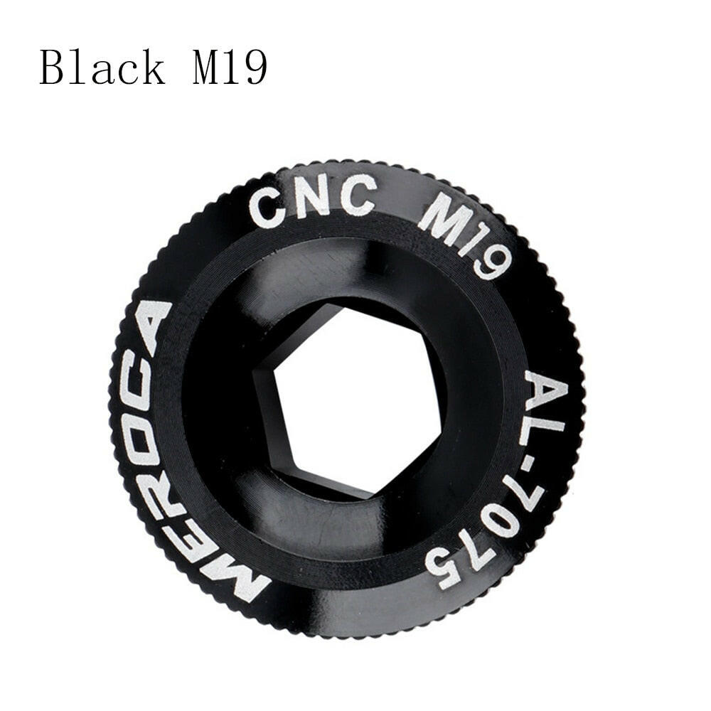 M18/M19/M20 Bicycle BB bolts Bottom Bracket Aluminum alloy CNC Crankset Nut Crank Cap Crankset Screws Crank Arm Fixing Bolt-WAYBIKER