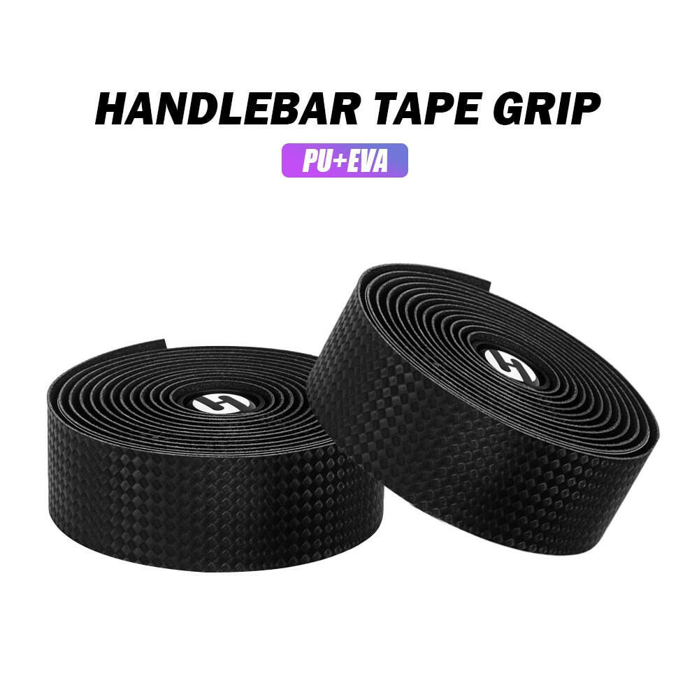 Road Bike Tape Bicycle Handlebar Tapes 3K Carbon Woave PU Leather Bicycle Accessories