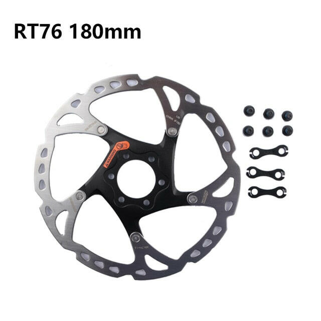SHIMANO XT Brake Disc SM RT76 RT86 Rotor Ice Point Technology Brake Disc 6 Bolt Mountain Bikes Disc 160MM 180MM 203MM-WAYBIKER