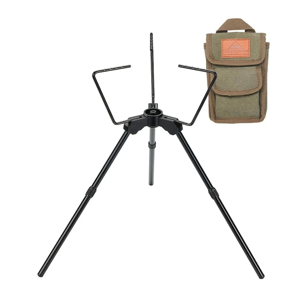 Detachable Aluminum Alloy GasStove Tripod Portable GasLamp Stoves Bracket Outdoor Furnace Rack Hiking Picnic Stoves Accessory-WAYBIKER