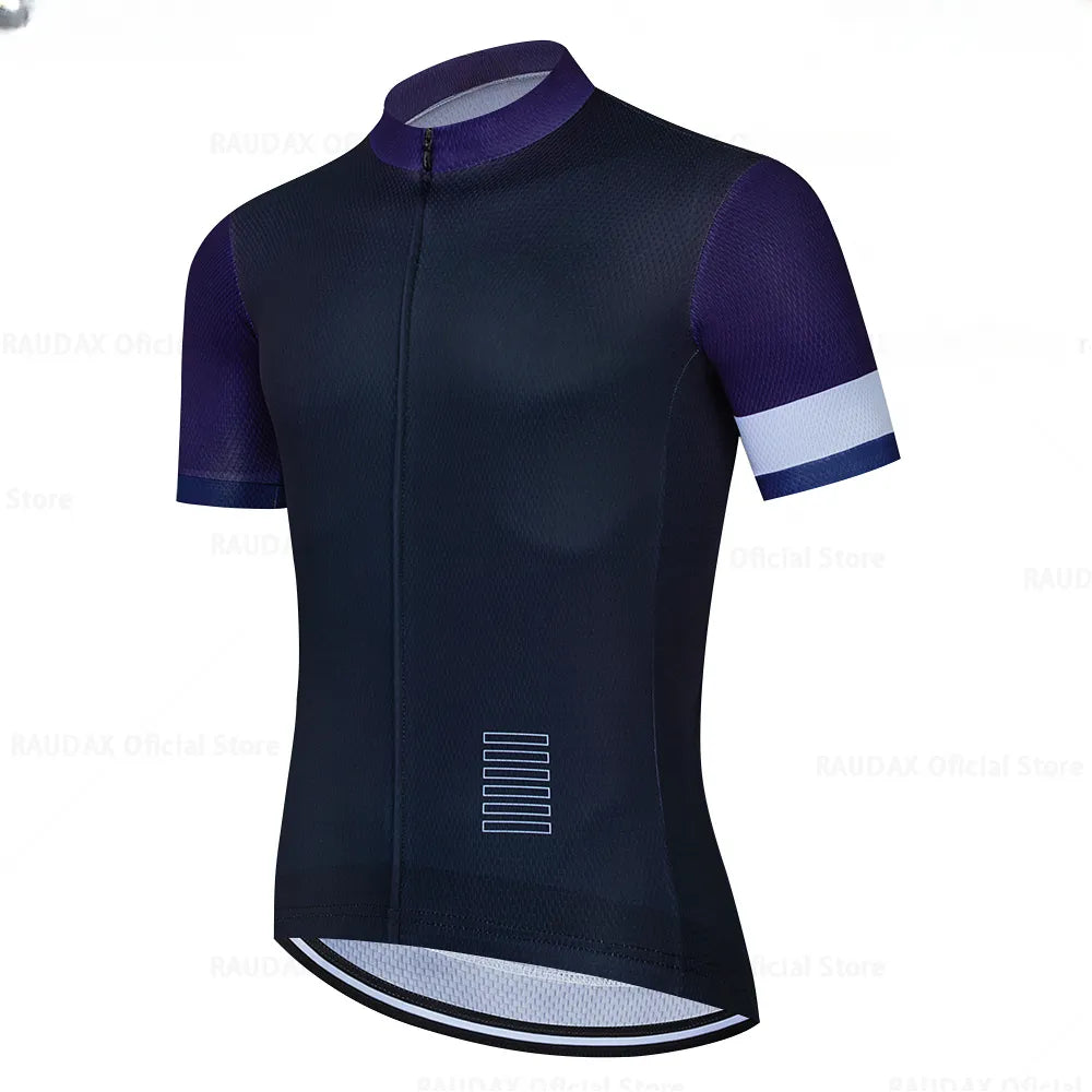 2023 Cycling Clothing Men Short Sleeve Ropa Ciclismo Summer Cycling Jersey Triathlon-WAYBIKER