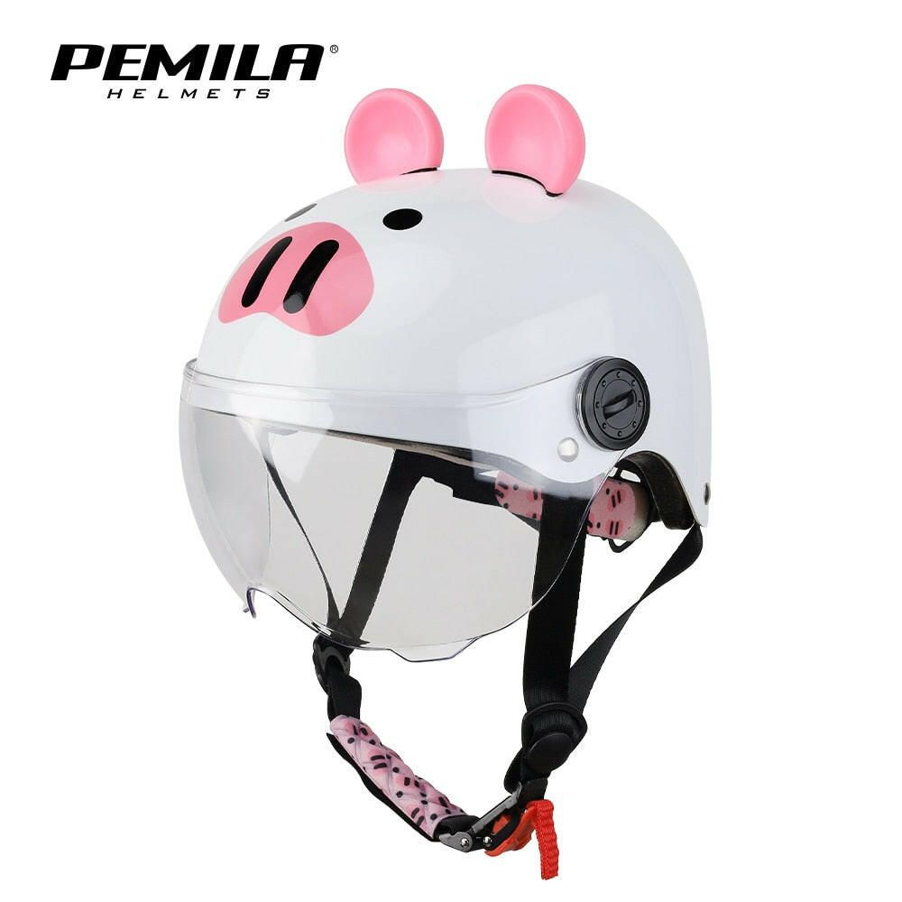 Child Riding Helmet Adorable Appearance Shock Absorbing Baby Cartoon Helmet ABS Toddler Lovely Cartoon Skateboard Bike Helmet-WAYBIKER
