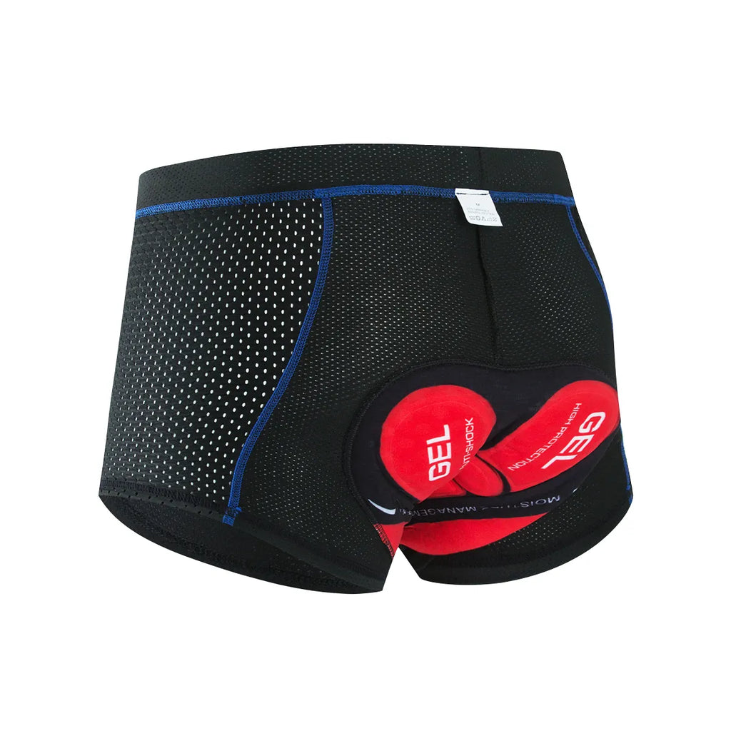 TELEYI Cycling Underwear 5D Breathable Padded Gel Bike Shorts Men MTB Anti Slip Leg Grips Riding Cycling Shots Ciclismo-WAYBIKER