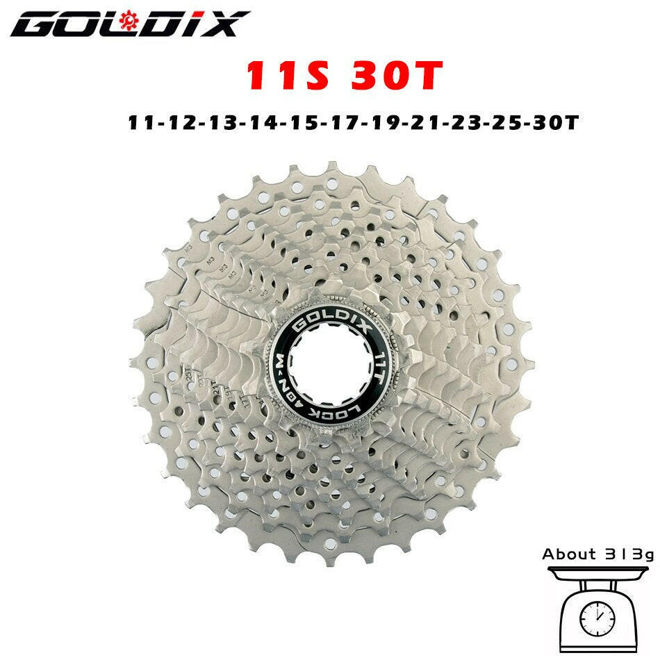 GOLDIX Road Bike 8 9 10 11 Speed Velocidade 11-25T/28T/32T/34T/36T Bicycle Cassette Freewheel MTB Sprocket for SHIMANO SRAM-WAYBIKER