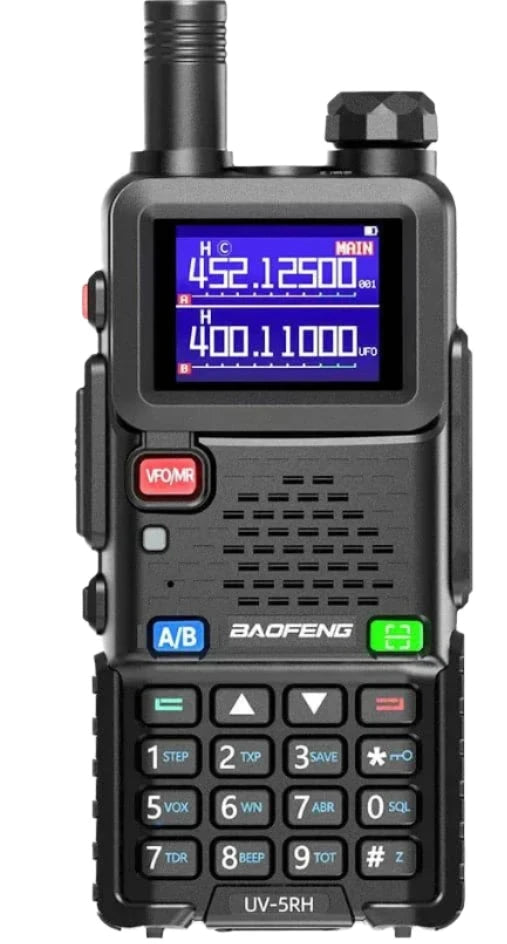 Baofeng UV-5RH 10W Air Band Walkie Talkie Wirless Copy Frequency 999CH Tri-power Type-C USB Long Range UV-5R Ham Two Way Radio-WAYBIKER