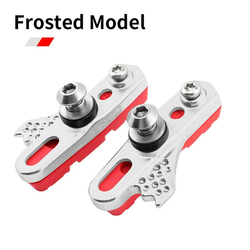 MUQZI Bike Brake Pads For Alloy Rims Ultra light Rubber Brake Shoes MTB Road Bicycle Brake Block Cycling Accessories-WAYBIKER