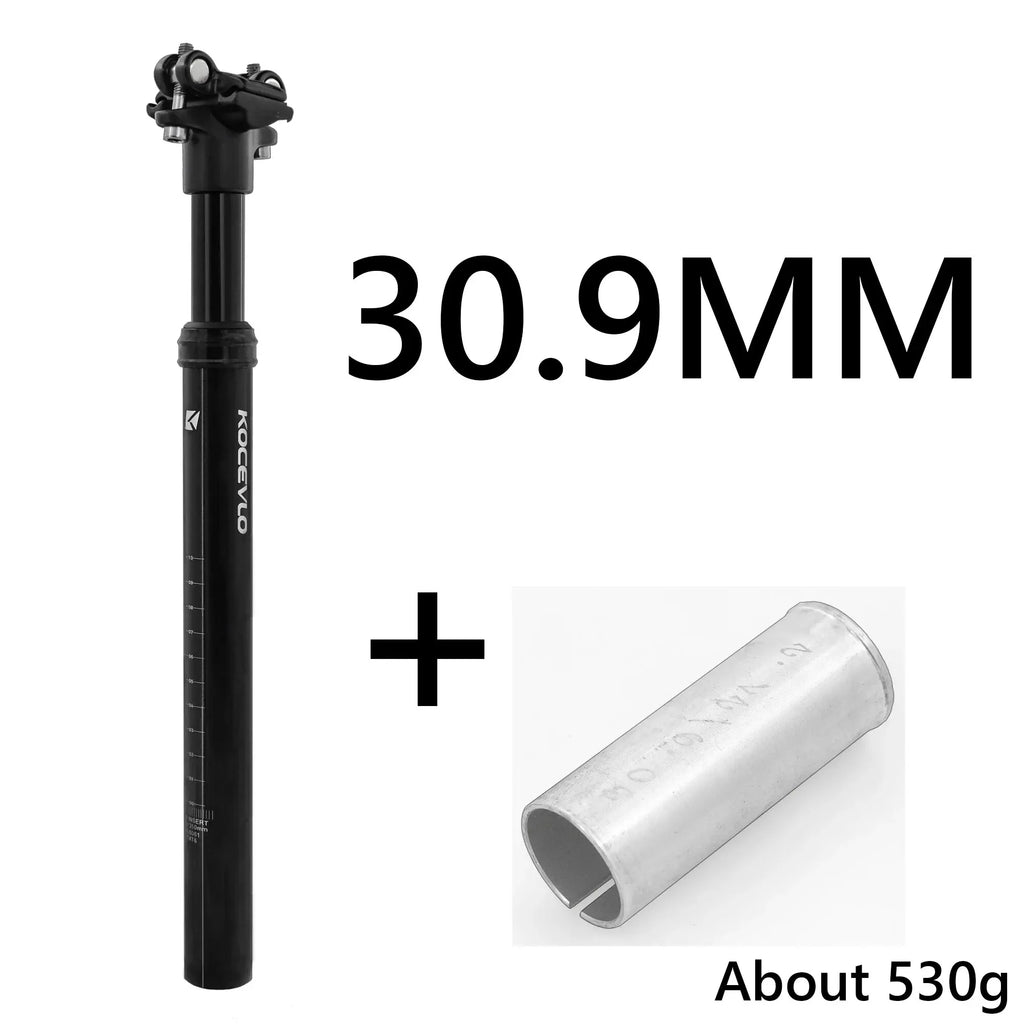 KOCEVLO Seatpost Suspension Dropper Mtb 27.2 Bicycle Seat Post Hanging Saddle Tube 31.6 With Shock Absorber Saddle Mountain Bike