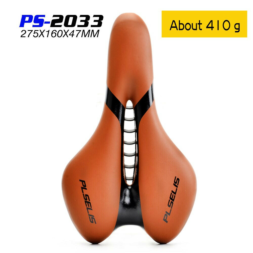 GOLDIX Bicycle Saddle PU Leather Surface Cycling Seat Comfortable Shockproof mountain Bike and Road bike Saddle-WAYBIKER