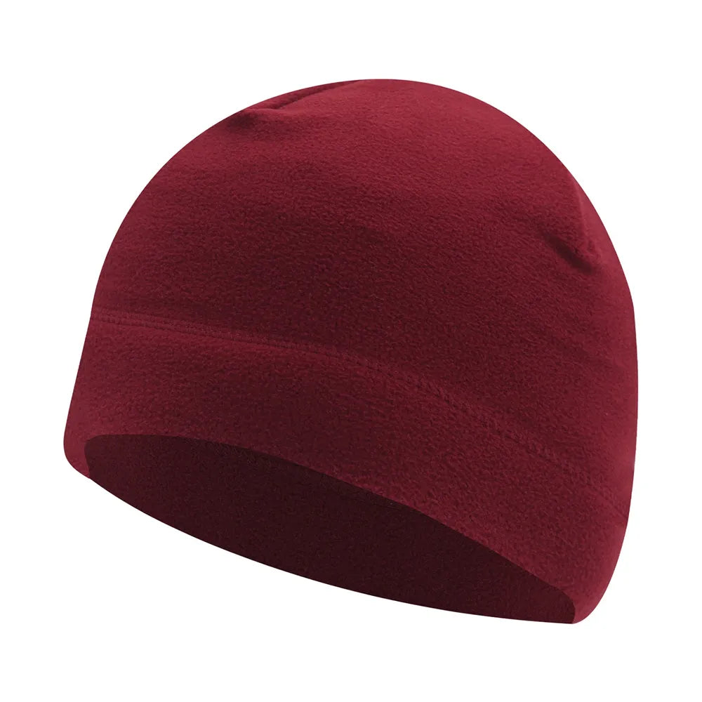 Autumn Winter Men Women Outdoor Cycling Fleece Hat Cold Insulation Windproof Cap-WAYBIKER