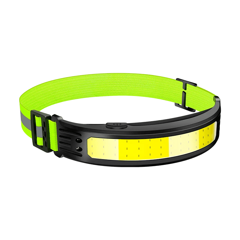 COB Sensor Headlight Built in Battery Fishing Headlamp Rechargeable 6 Modes Head Torch Outdoor Camping Flashlight-WAYBIKER