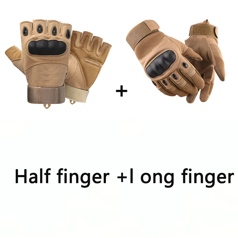 Combination Outdoor Tactical Cycling Gloves Multifunctional Sports Gloves Combat Gloves, shooting and hunting gloves-WAYBIKER