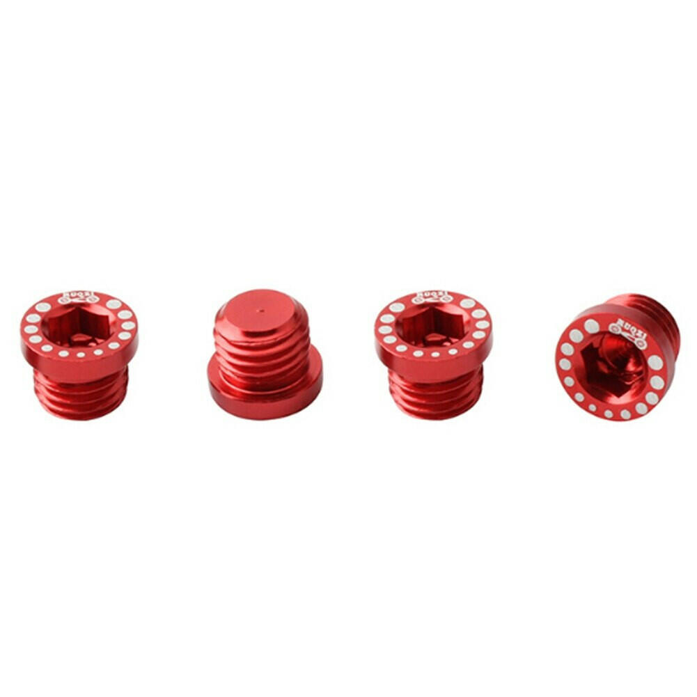 4PCS Mountain Bike Brake Screw Nut Aluminum Alloy V Brake Screw M10 Ultra-light Installation Head Cap Bolts Nuts Turn Buckle-WAYBIKER