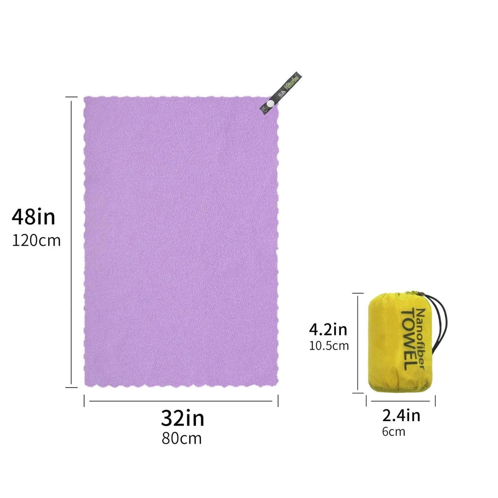 Hiturb Outdoor Travel Round Cloth Bag Embalagem Toalha De Secagem Rápida Absorvente Secagem Rápida Leve Portátil Praia Correndo-WAYBIKER