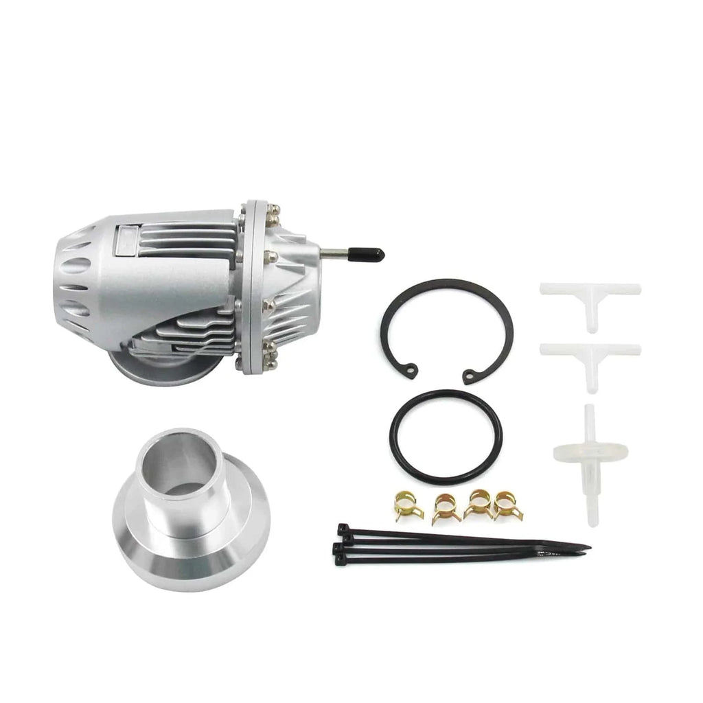SQV4 Turbocharger Turbines Blow Off Valve Aluminum Alloy Exhaust Pressure Relief Valve with Adapter Installation Accessories-WAYBIKER