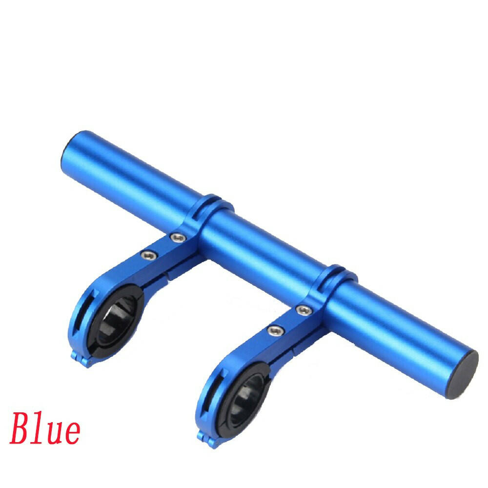 Bicycle Flashlight Holder Handle Bar Front Light 1PC Extender Mount Bracket Double Tube Bike Accessories Cycling Handlebar-WAYBIKER