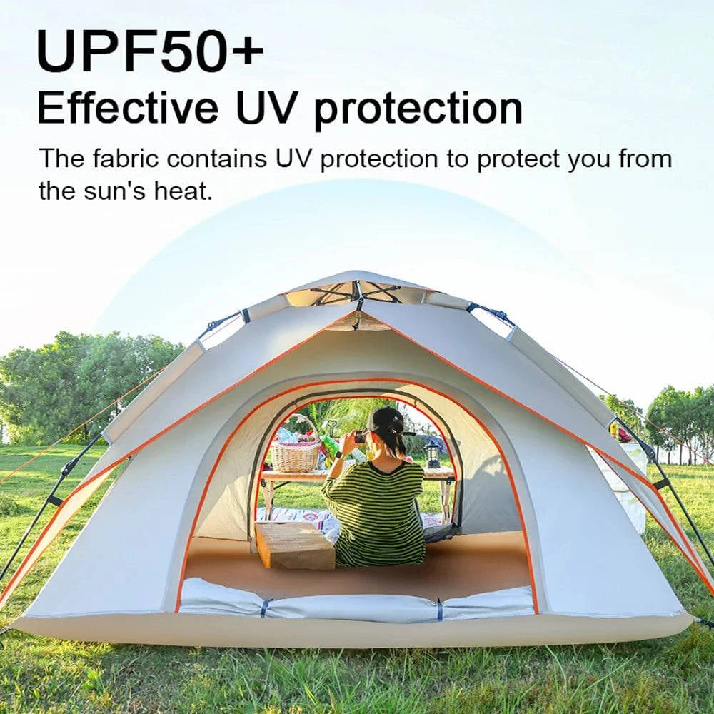 Outdoor Self-driving Travel Camping Tent Automatic Quick-opening Tent Rainproof Sunshine-proof Tent Hiking Sunshine Shelter-WAYBIKER