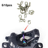 5/10pcs Bicycle Disc Brake Caliper Fixing Screw Pins Stainless Steel Spring Clips For XT SLX XTR Bike Accessories-WAYBIKER
