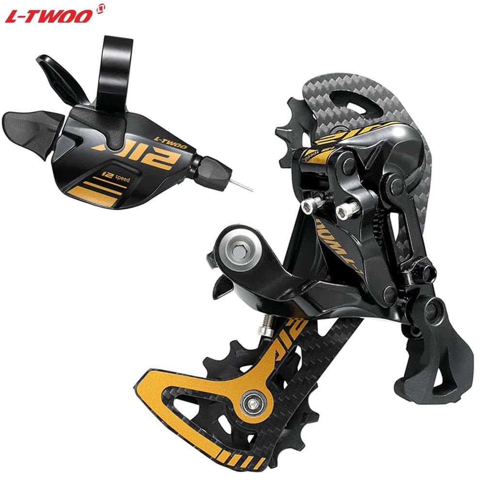 LTWOO MTB A12 1x12 Speed Groupset Shift Lever and Rear Derailleur Long cage for MTB 50T 52T 12v switch compatible SHIMANO sram-WAYBIKER
