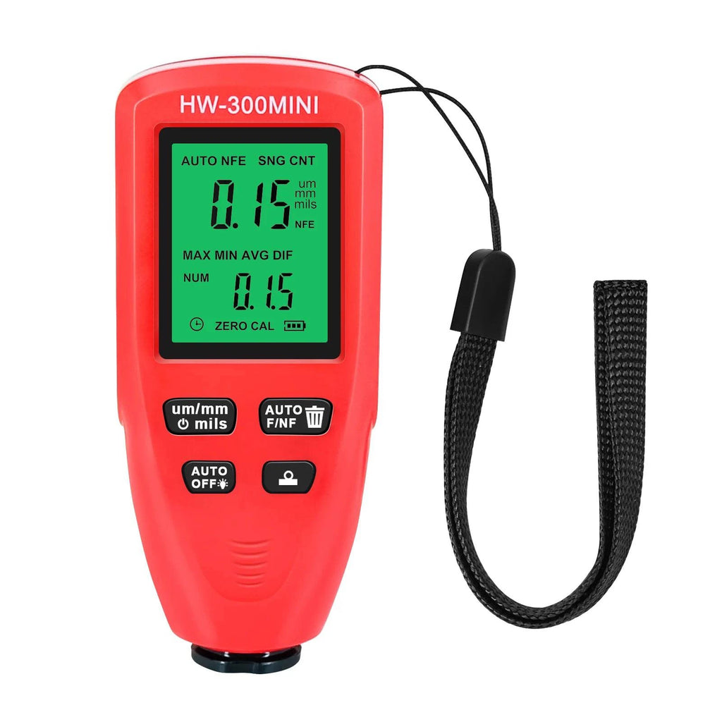 Paint Thickness Gauge Car Coating Thickness Meter for Automobile Paint Inspection Manufacturing Industry Metal Surface-WAYBIKER