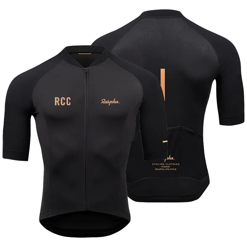 2023 Ralvpha NEW Summer Men's Short Sleeve RCC Comfortable breathable outdoor mountain mtb road Cycling clothes riding-WAYBIKER