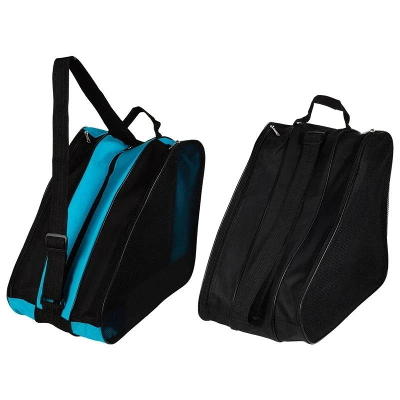Portable Roller Skates Bag Ice Skating Bag Large Capacity Breathable Kids Inline Skates Bag Skates Storage Bag Skating Shoes Bag-WAYBIKER