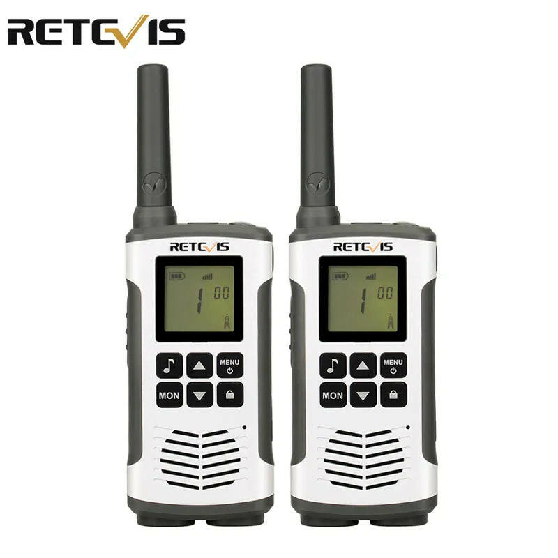 Retevis Walkie Talkie 2 pcs USB Charge LED Flashlight Room Monitor Two-way Radio Receiver RT45 PMR446 for Motorola Walkie-Talkie-WAYBIKER