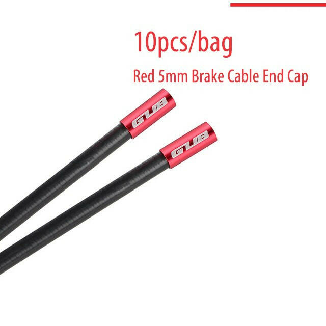 10pcs Bike Derailleur Shifter Brake Cable End Cap Housing Ferrules Cover for Road Mountain Bicycle Aluminium Alloy-WAYBIKER