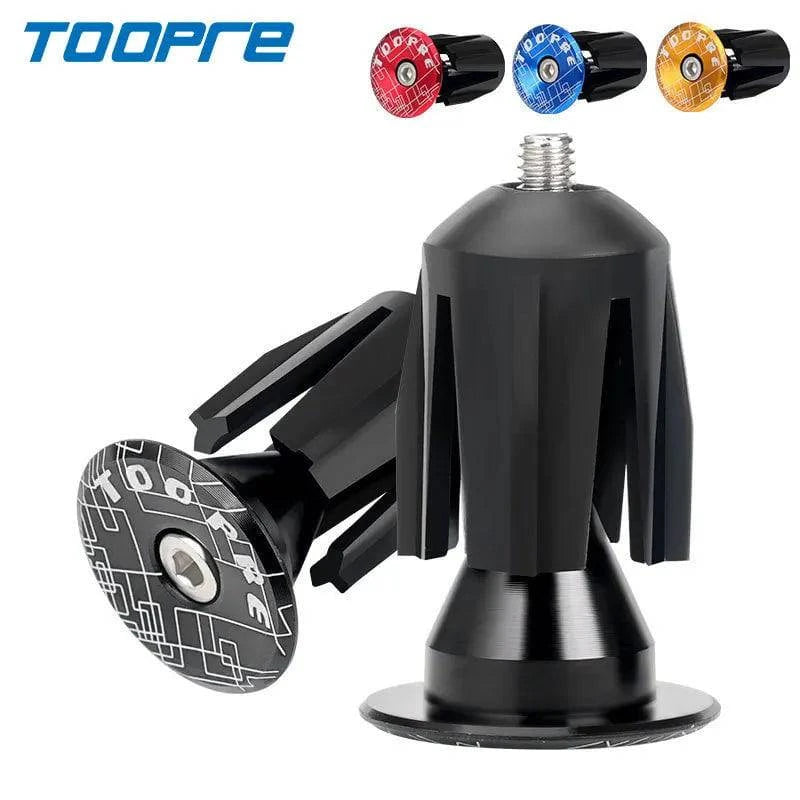 TOOPRE MTB Road Bike Handlebar End Plugs Bicycle Grip Handle Bar End Cap Aluminum Alloy MTB Handlebar Grips Plugs Caps-WAYBIKER