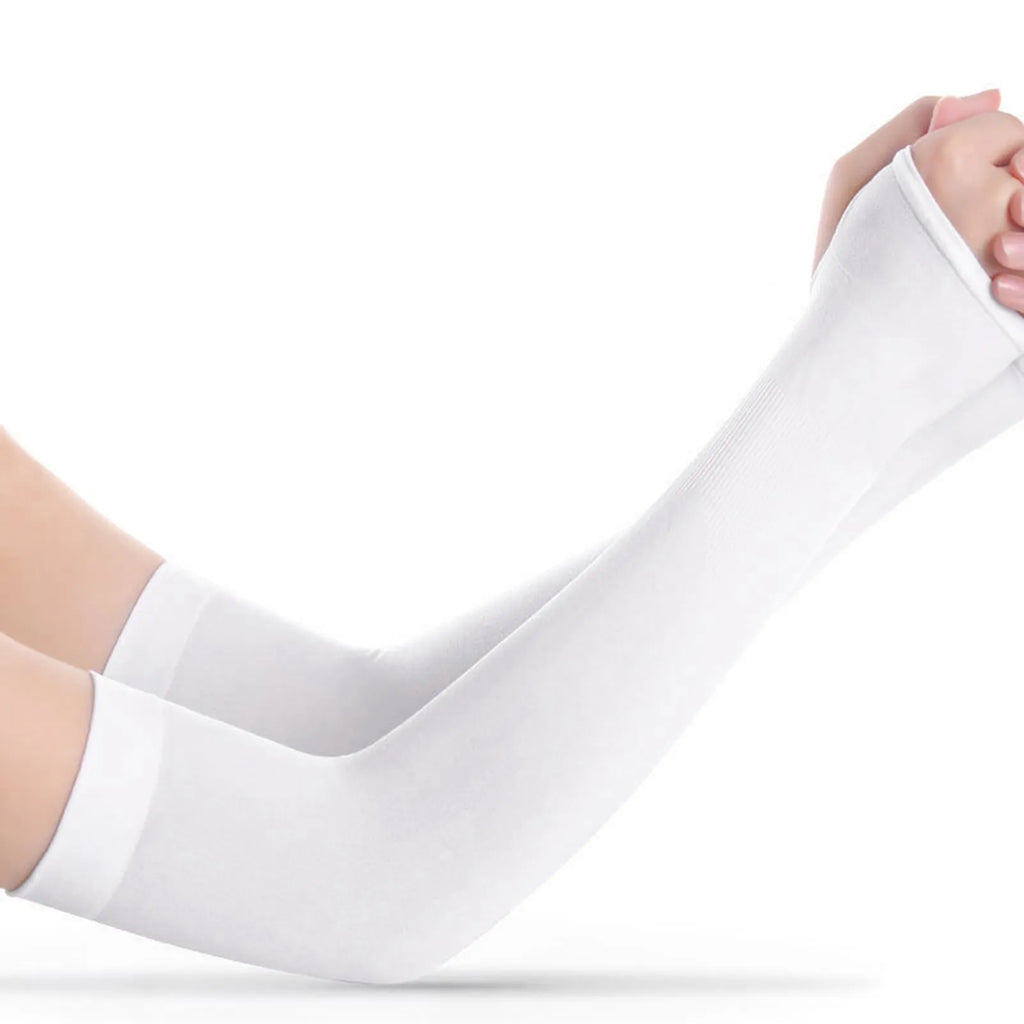 Lixada Cooling Arm Sleeves Men Women UV Sun Protection Long Arms Sleeves Cover for Cycling Running Golfing Football Basketball-WAYBIKER