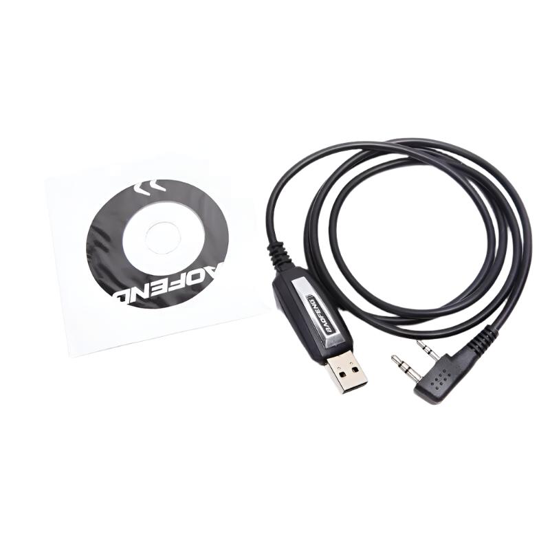 Baofeng USB Programming Cable For Two Way Radio UV-5R UV-10R UV-82 GT-3TP UV16-Max BF-888S RT-5R Walkie Talkie USB Program Cable-WAYBIKER