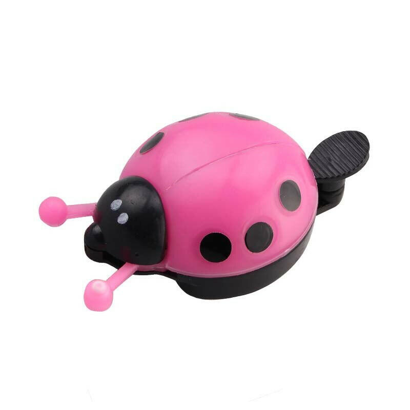 Cute Cartoon Ladybug Shaped Bike Bell Children Balance Car Bicycle Hand Press Small Bells Easy Operation Sports Bike Accessories-WAYBIKER