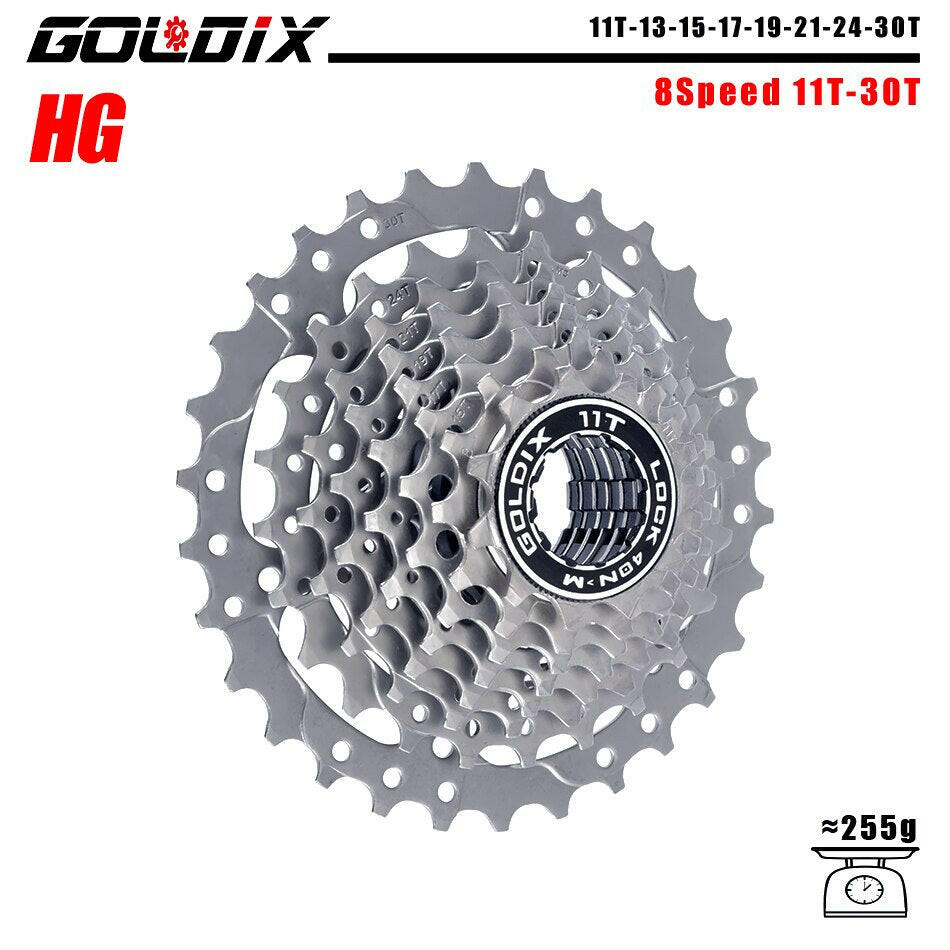 GOLDIX MTB/Road bike Cassette 11-25/28/32/34/36T bicycle freewheel 8/9/10/11/12 speed sprocket flywheel for Shimano SRAM-WAYBIKER