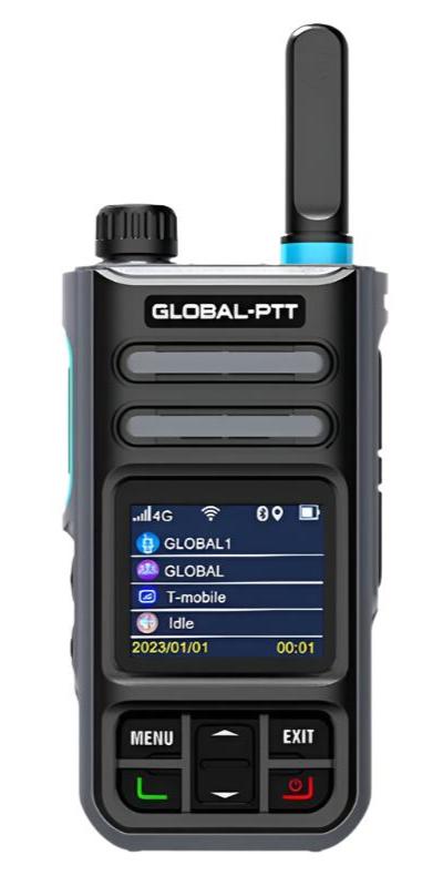 Global-ptt MX1 android walkietalkie zello 4G poc Wireless set mini two way radio long range communicator 4g 100 km GPS wifi-WAYBIKER