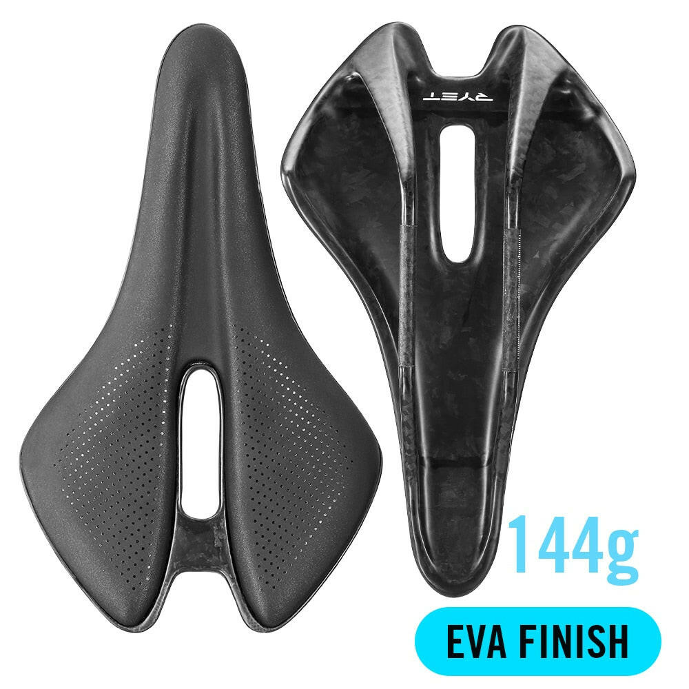 RYET 3D Printed Bike Saddle 144g Full Carbon Bicycle Seating for Road MTB Gravel Cushion For Men Women Cycling Bike Seat Parts-WAYBIKER