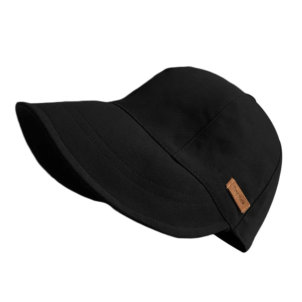 Foldable Wide Brim Sun Hat Drawstring Adjustable Caps for Men Women Beach Hats Summer Quick-drying Visors Fisherman Cap-WAYBIKER