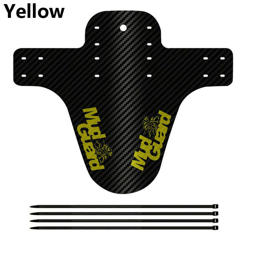 Colorful Mud Guard Wings Carbon Fiber Cycling Accessories Front Rear Mudguard Mountain Bike Fenders Road Bicycle Parts