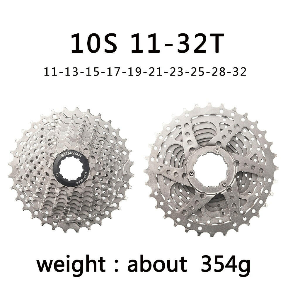 SENSAH 8/9/10/11 Speed Road Bike Cassette 11V 23T/25T/28T/30T/32T/34T/36T Bicycle Freewheel K7 10S Flywheel for HG Hub-WAYBIKER