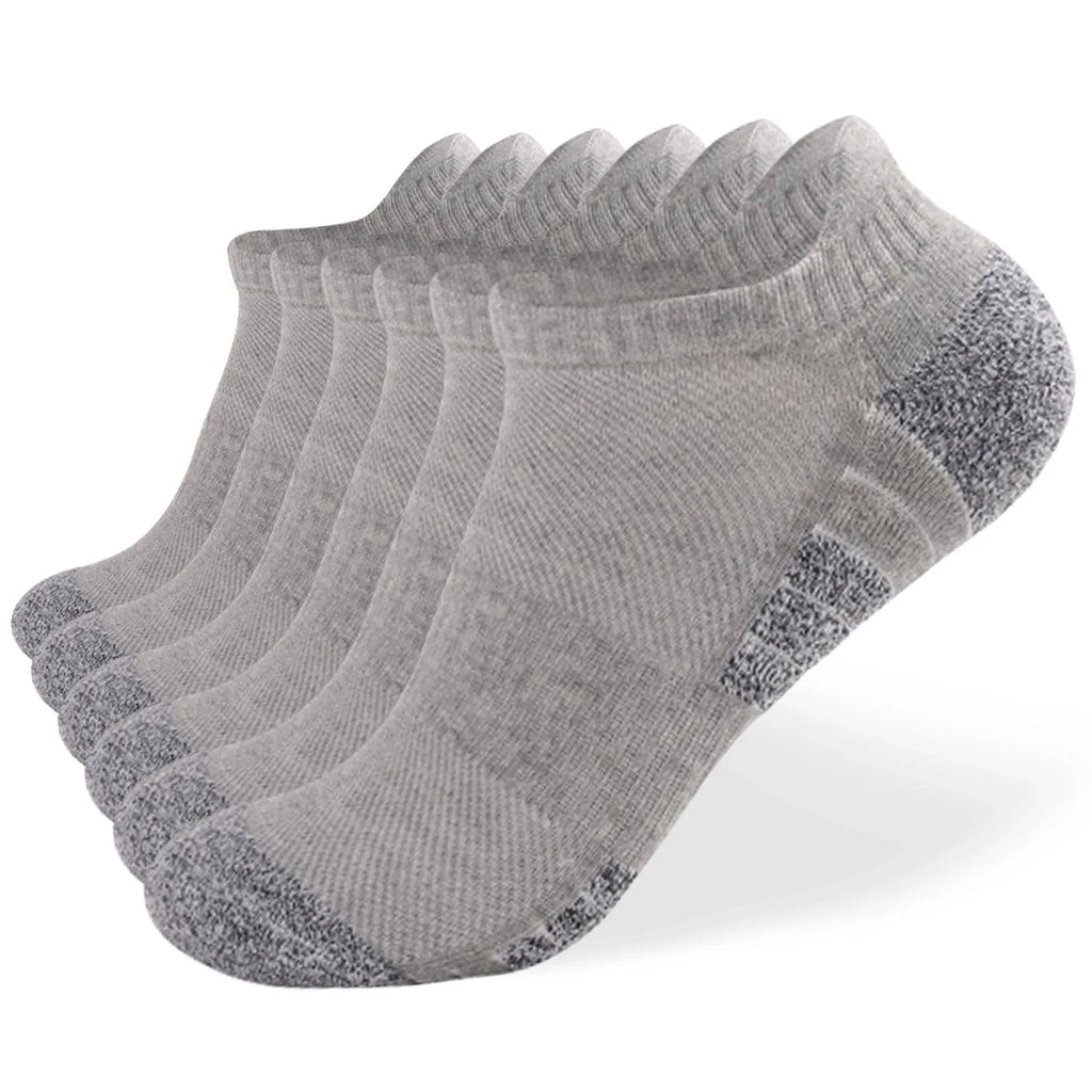 10 Pack Running Socks for Men Women Breathable Cushioned Athletic Ankle Socks Low Cut Socks Outdoor Sport Hiking Running-WAYBIKER