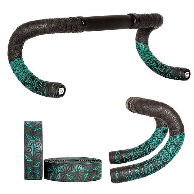 1pair New Bike Tape Double-Color Road Bicycle Chrysanthemum Pattern Bar Tape EVA+PU oft Anti-Vibration Wrap Tape Durable Bartape-WAYBIKER