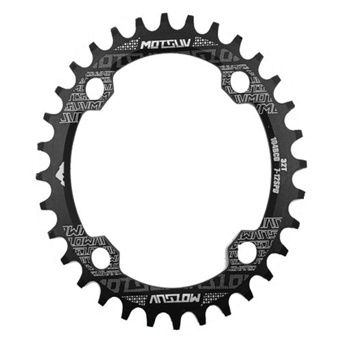 MOTSUV Round Narrow Wide Chainring MTB Bicycle 104BCD Tooth Plate Parts, Disk 32T, Disk 34T, Disk 36T, Disk 38T, Elliptic plate 32T