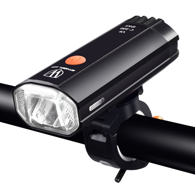 WHEEL UP USB Rechargeable LED Bicycle Headlights Mountain Bike Front Lights, 450 lumens, 800 lumens