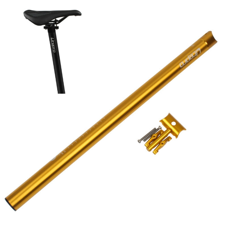 Litepro 412 Folding Bicycle Seatpost 33.9mm LP Plum Blossom Seat Tube, Black, Red, Silver, Golden, Titanium, Electroplating Colorful