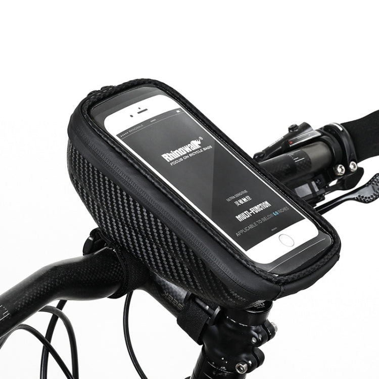 Rhinowalk Hard Shell Handlebar Bag Touch Screen Phone Bag Mountain Bike Front Bag - WAYBIKER