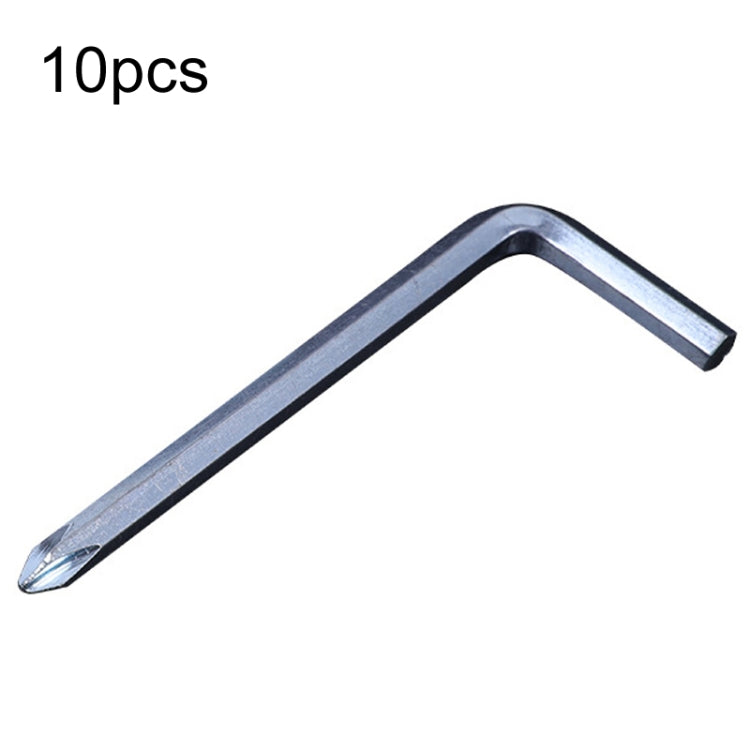 10pcs Screwdriver Hexagonal Wrench Scooter Repair Tools Cross Bit, Specification:4mm, Material:45 Steel, 4mm 45 Steel, 5mm 45 Steel, 6mm 45 Steel, 4mm A3 Steel, 5mm A3 Steel, 6mm A3 Steel